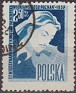Poland - 1957 - Characters - 2,50 ZT - Blue - Polonia, Characters - Scott 795 - Henri Wieniawski Violinist - 0